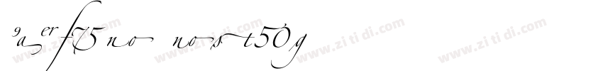 Zapfino Forte字体转换
